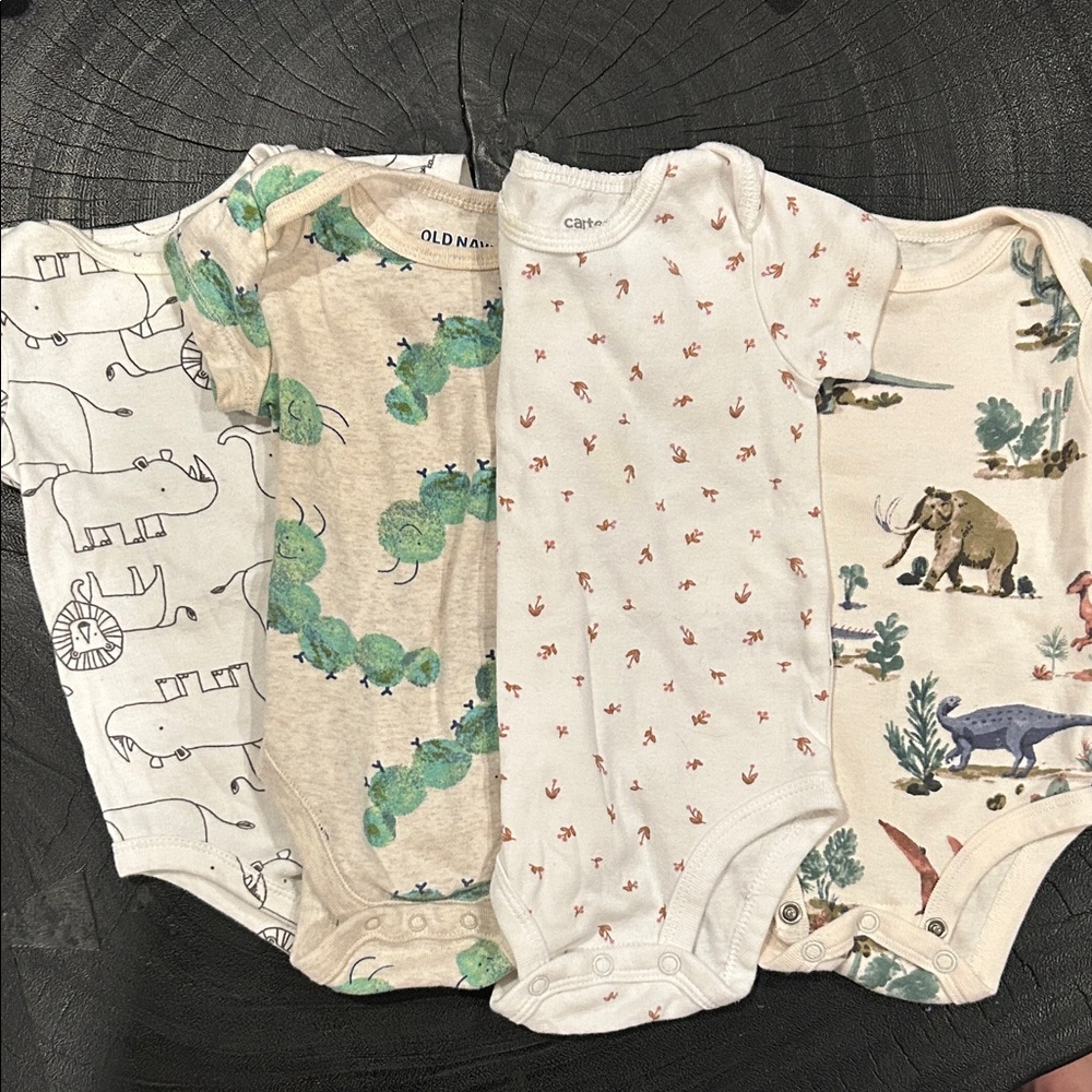 Old Navy, Little Planet and Carter's 3-6 Bundle One Pieces - ⛰️Earthy colors 🍃